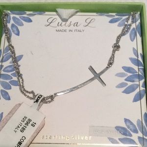 NWB Sterling silver necklace